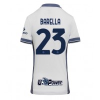 Inter Milan Nicolo Barella #23 Bortedrakt Dame 2024-25 Kortermet